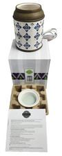 Scentsy Peoria Pottery Full Size Tabletop Warmer W/Wax In Box DEMO MODEL EUC