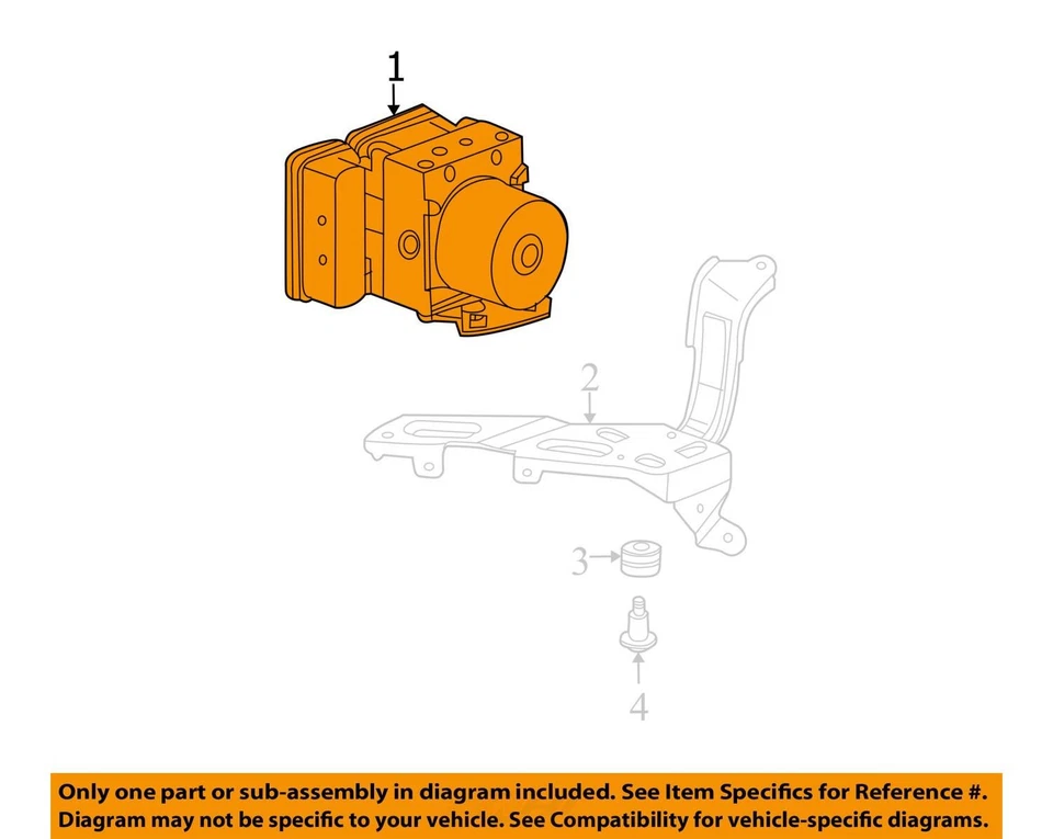 Антиблокировочная тормозная деталь помощь при стабилизации автомобиля рынок США подходит для 11-13 TSX 646472 - Изображение 3 из 4