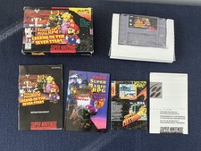 Super Mario RPG Super Nintendo SNES Complete in Box with manual