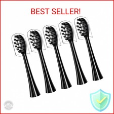 Replacement Toothbrush Heads Compatible with Gleem Electric Toothbrush, W Shape