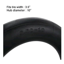 (2-Pack) 3.50-10 Inner Tube Replacement for Moped Scooters Tricycles Roketa IT11
