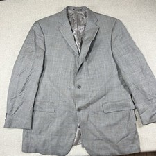 Hart Schaffner Marx Gold Trumpeter Glen Plaid Blazer Jacket Sport Coat 44 R USA