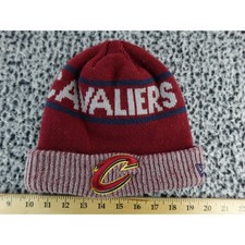 New Era Cleveland Cavaliers Knit Beanie Hat Burgundy NBA Basketball Sports