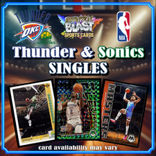 THUNDER & SUPERSONICS SINGLES ~ Multiple Players & Years ~ Volume Discounts!