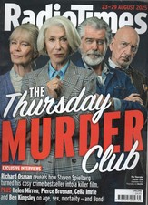 Radio Times Magazine August 23 - 29 2025 The Thursday Murder Club, Helen Mirren
