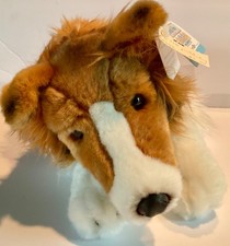 Stuffed Collie from Animal Alley with tags 14 in long