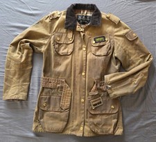 Barbour International Wachsjacke Damen Größe S / 34