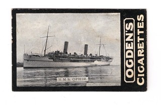 Ogdens Sydney Australia card c1900 HMS Ophir