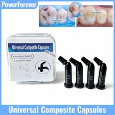 Dental Composite Resin Unidose Capsules Light Cure Nano Hybrid Teeth Restoration