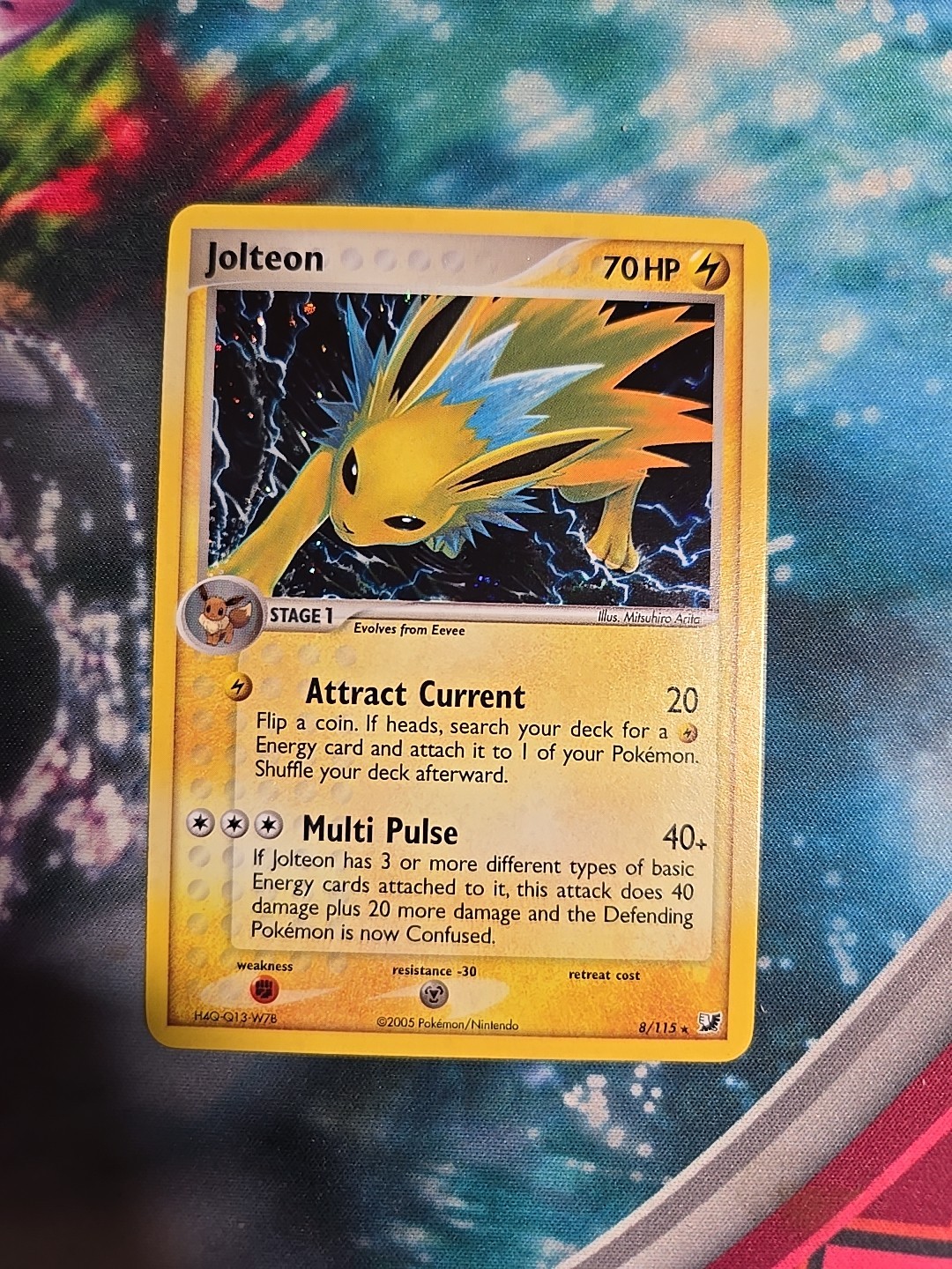 Jolteon 8/115 EX Unseen Forces (NM/NM-) Pokemon TCG