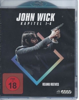 John Wick - Kapitel 1-4 - BluRay - Neu / OVP