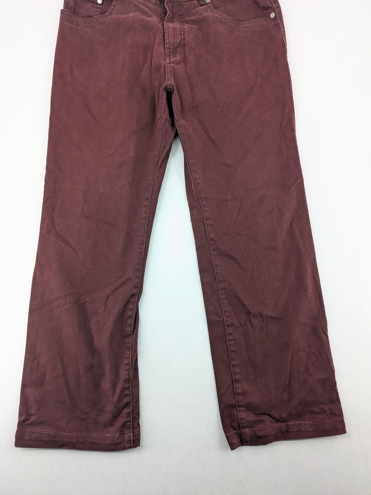 Eagle N°7 Herren Hose Jeans Gr 48 Weinrot Baumwolle Stretch 5-Pocket image 3