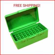 MTM Case-Gard MTM 50 Round Flip-Top Ammo Box 38/357 Cal (Green)