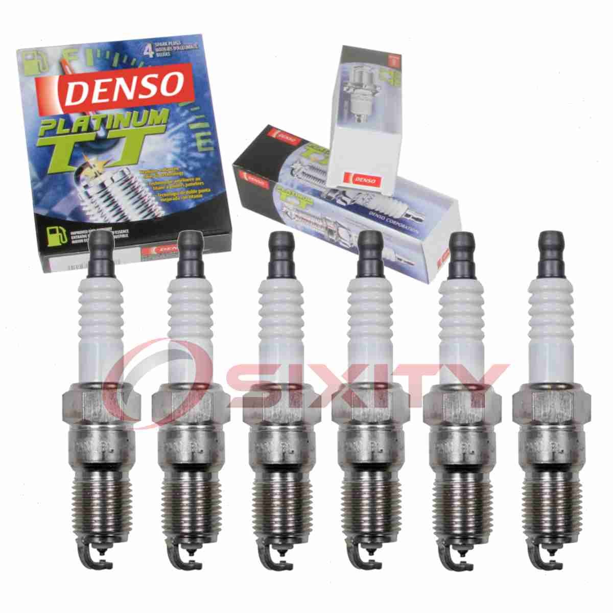 6 pc DENSO 4511 Platinum TT Spark Plugs for ZZN2-18-110D ZZN2-18-110 eu