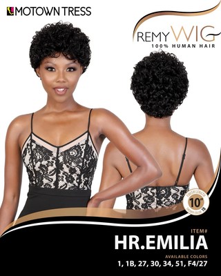 Motown Tress Remy wig - HR Emilia 27. 100% Human hair