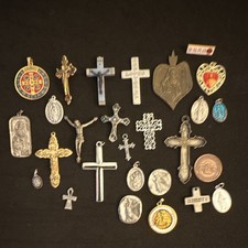 Religious Lot Pins And Pendants