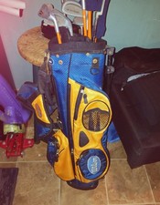 Wilson Kids’ Profile JGI 8-Piece Complete Set – (Height 50″ – 56″), Right Hand, Boys’, Yellow