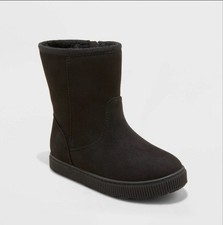 Toddler Girls  Pip Zipper Shearling Style Boots   Cat  Jack  Size: 5T