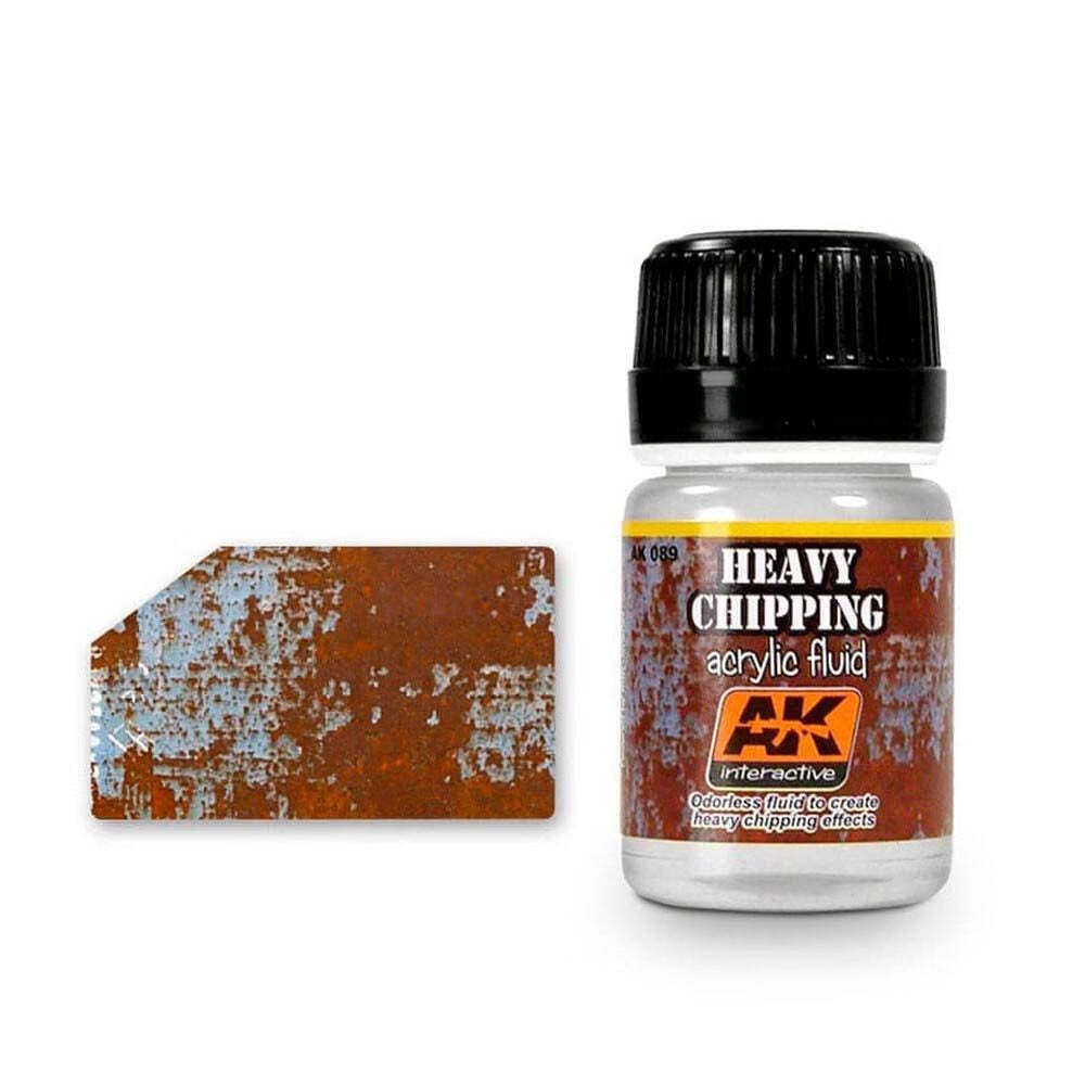 Heavy Chipping Effects Acrylic Fluid 35ml AK Interactive - AK089 - Image 6