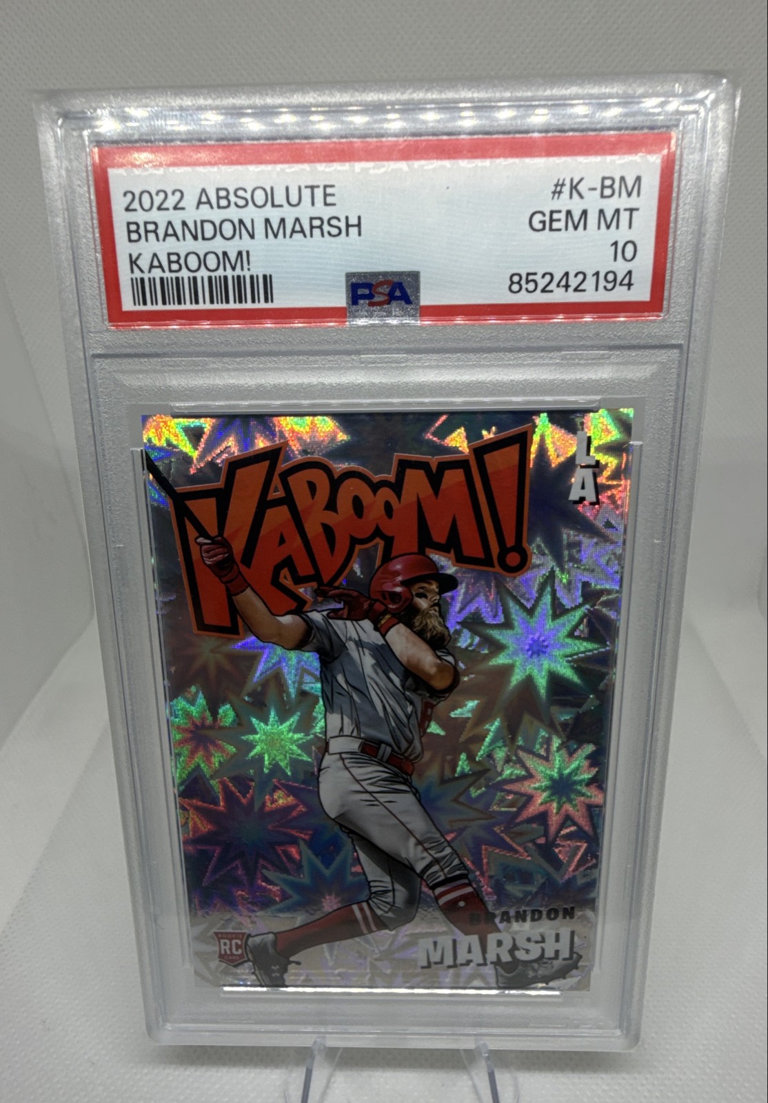2022 Panini Absolute - Kaboom! Brandon Marsh #K-10 (RC)