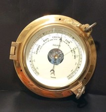 Schiffsbarometer Barometer Saloon Nauticalia 22cm Bullauge