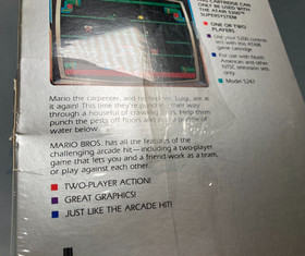 Mario Bros by Nintendo for the Atari 5200 (1983) Sealed In Box