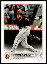 2022 Topps Pedro Severino Baltimore Orioles #72