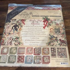 Graphic 45  Twelve Days of Christmas 12x12 Paper Pack Deluxe Collectors Edition