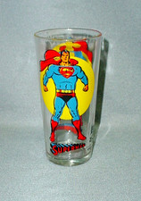 Vintage 1976 Superman Pepsi Glass Super Hero Collector Series DC Comics
