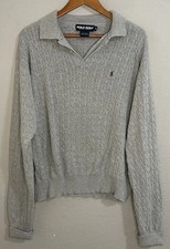 Vintage 80  s Polo Golf Ralph Lauren Lightweight Sweater Pullover Mens Size XL