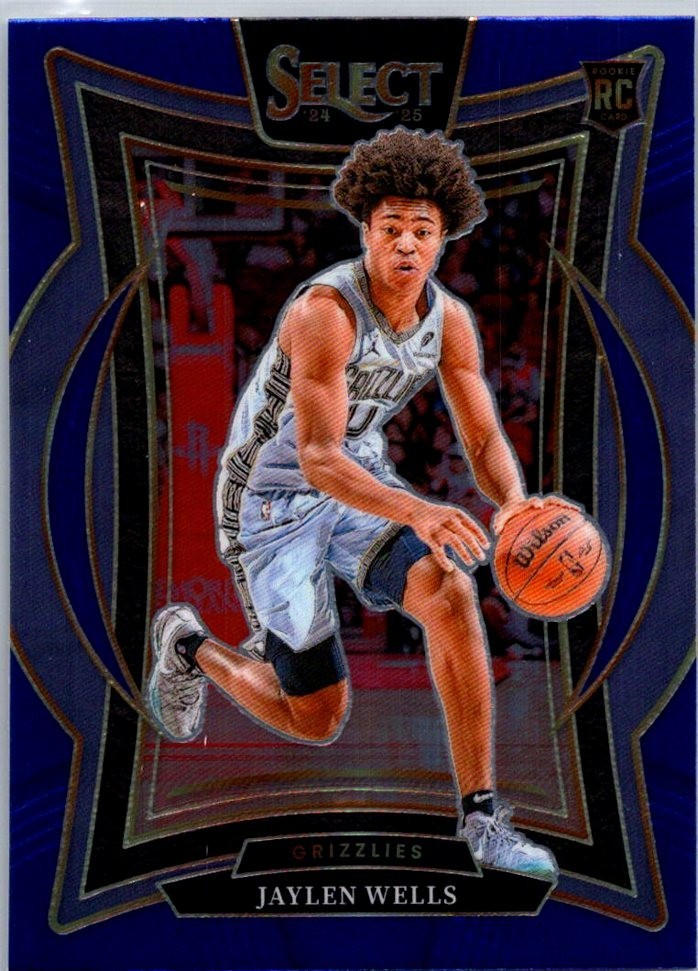 2024-25 Panini Select - Concourse Jaylen Wells #79 Blue (RC) | eBay