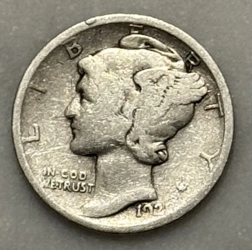 1921-D Mercury Dime - AG - About Good - 90% Silver