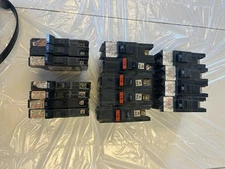 REDUCED - New FPE/compatible single pole 15A & 20A circuit breakers  - LOT OF 16