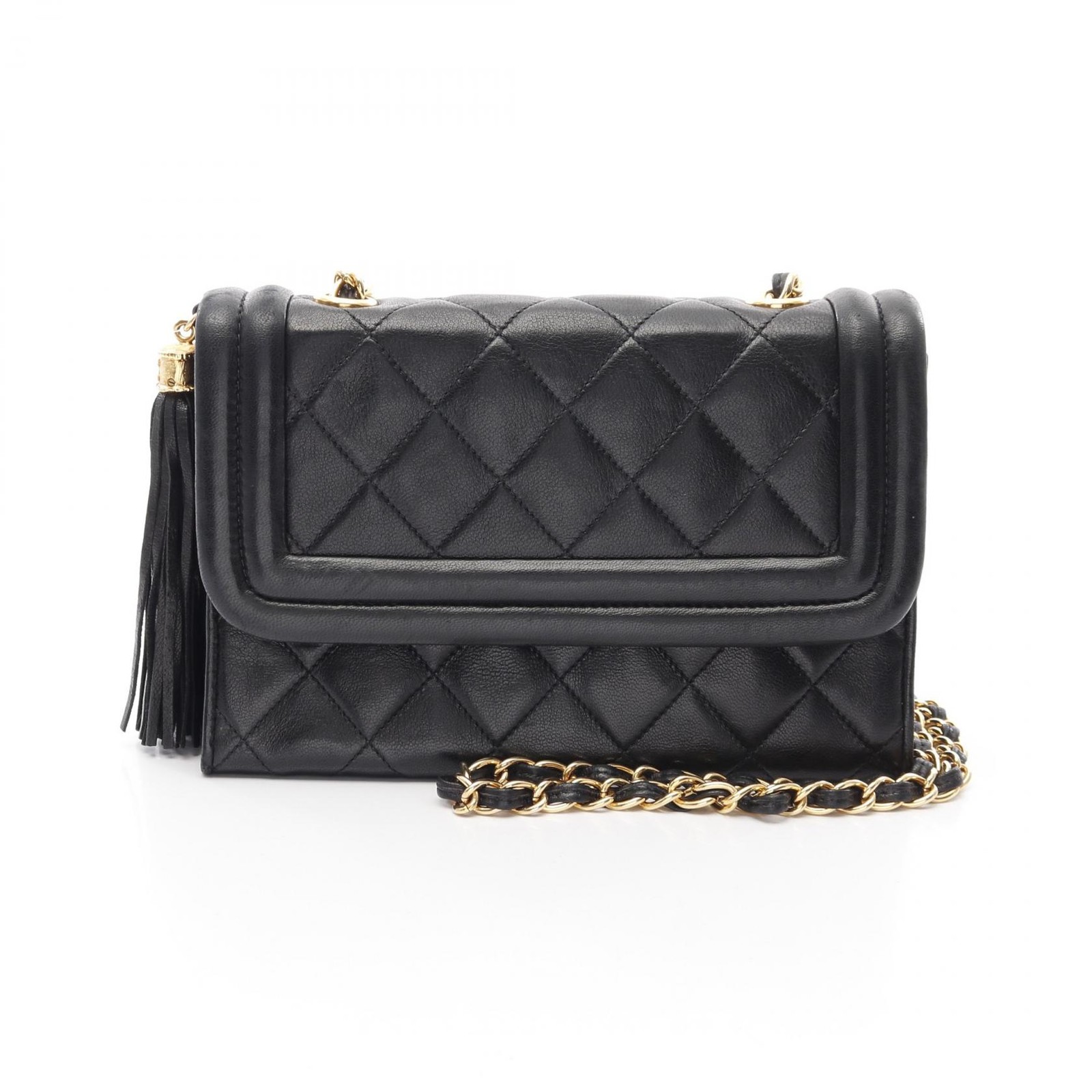 Chanel Lambskin Matelasse Shoulder Bag in Sheepskin r3_0810