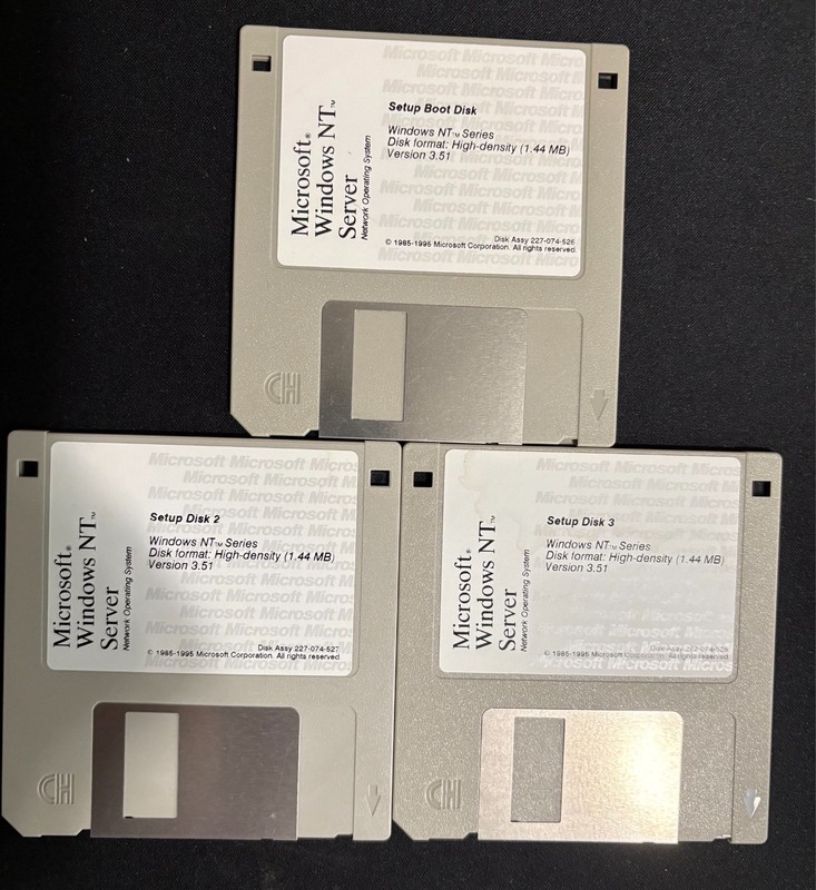 Windows NT Server Boot Disc Set