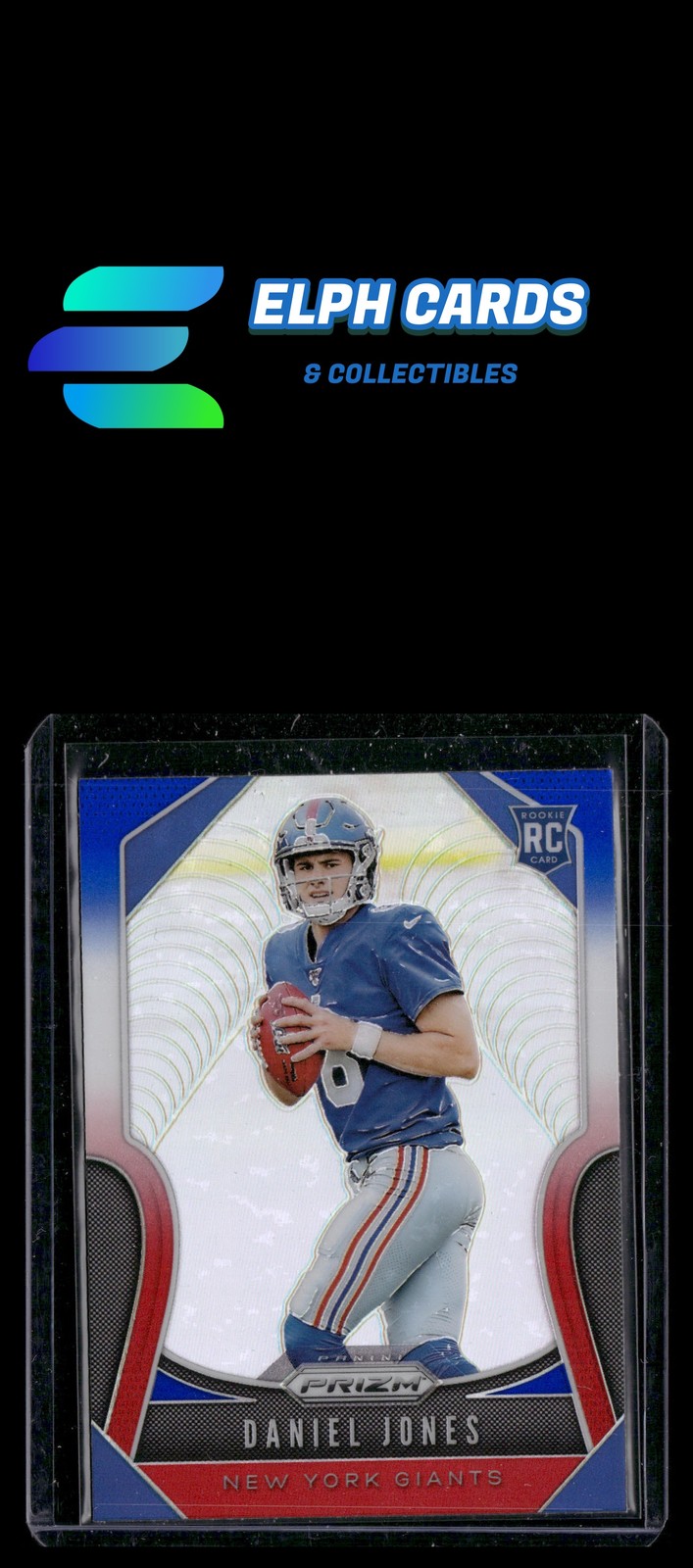 Panini 2019 Panini Prizm #302 Daniel Jones Red White and Blue
