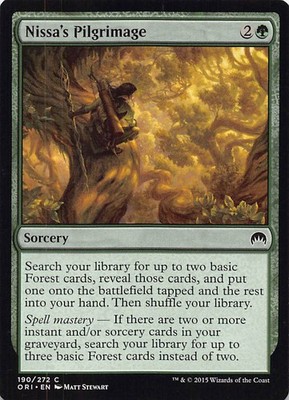 Nissa's Pilgrimage ORI 190 English NM - MTG