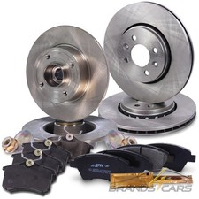 ATEC 4x BREMSSCHEIBE + SATZ BREMSBELÃ„GE VORNE + HINTEN FÃœR RENAULT MEGANE 2