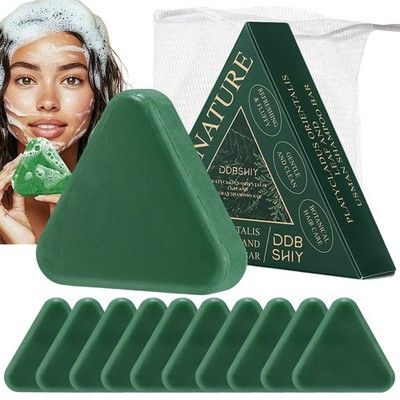 1~10X Organic Usman-Grass Hair Regrowth Shampoo Bar Anti Hair Loss Dandruff Soap