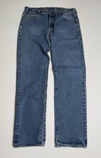 VTG Levi  s 501 Button Fly Blue Denim Jeans Size 36 x 34