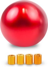 Round Ball Shifter Knobs Chrome Finish Weighted Cool Gear Shift Kn Color Red Round Ball Shifter Knobs Chrome Finish Weighted Cool Gear Shift Kn Color Red