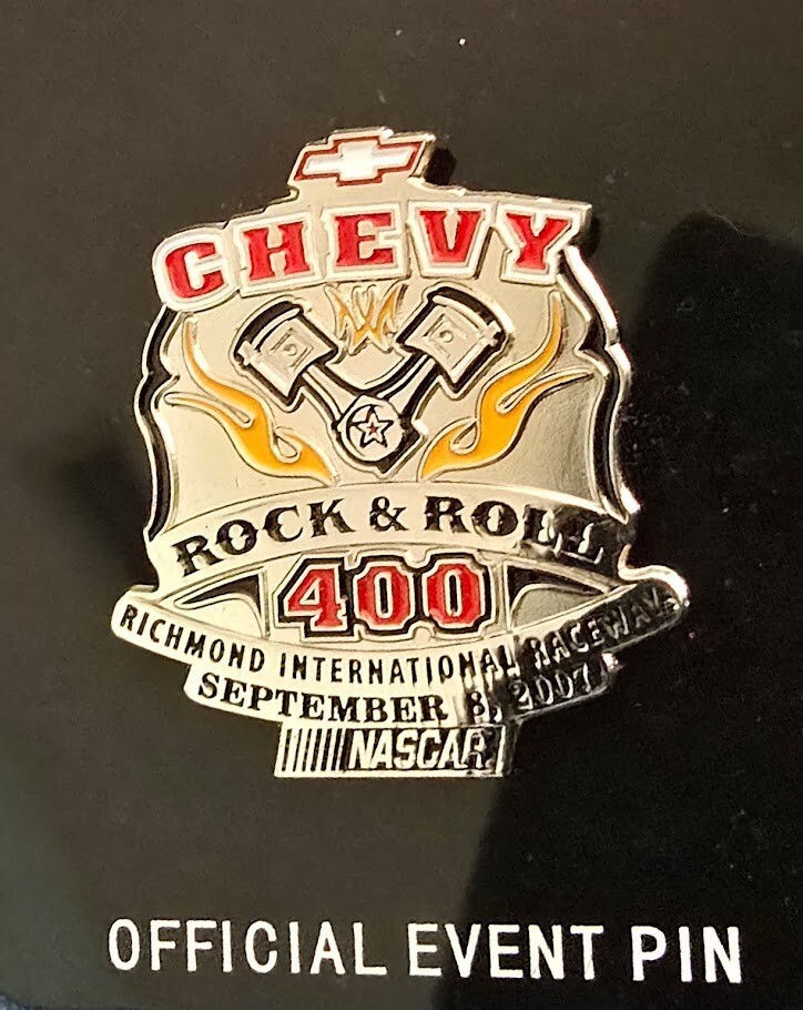 2007 NASCAR Chevy Rock & Roll 400 Richmond Official Pin