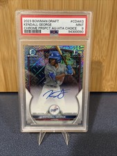 2023 Bowman Draft Chrome HTA Choice Refractor #CDA-KG Kendall George  /150 PSA 9