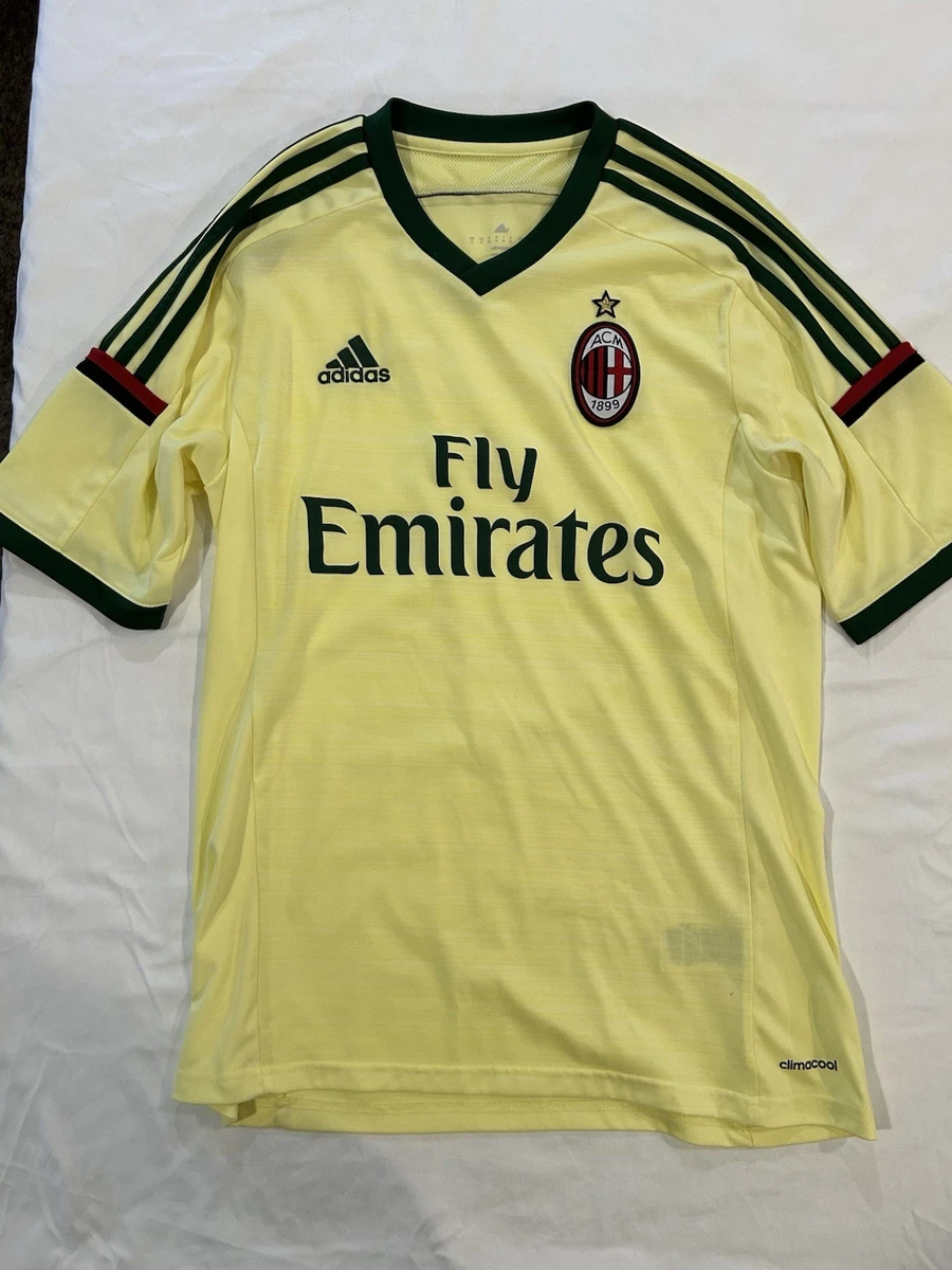 adidas AC Milan Yellow International Club Soccer Fan Apparel and
