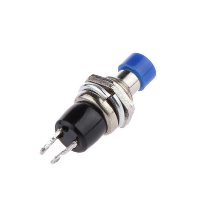 Mini-Momentary Push Button Switches Push On Release Off 10er Pack Blau