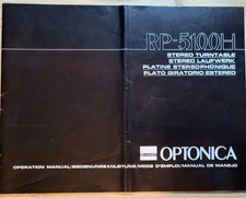 Bedienungsanleitung Sharp Optonica RP-5100H