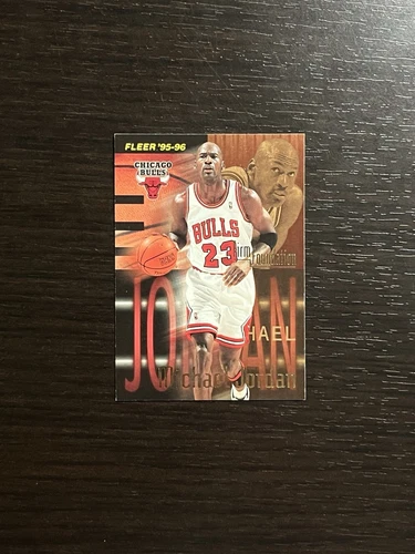 MICHAEL JORDAN 1995-96 Fleer Firm Foundation Card #323 MJ Chicago Bulls HOF
