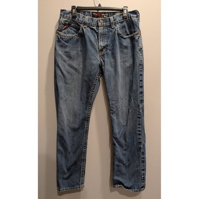 Ariat FR M4 Low Rise Boot Cut Jeans Mens 33x32 Flame Resistant Denim Shale