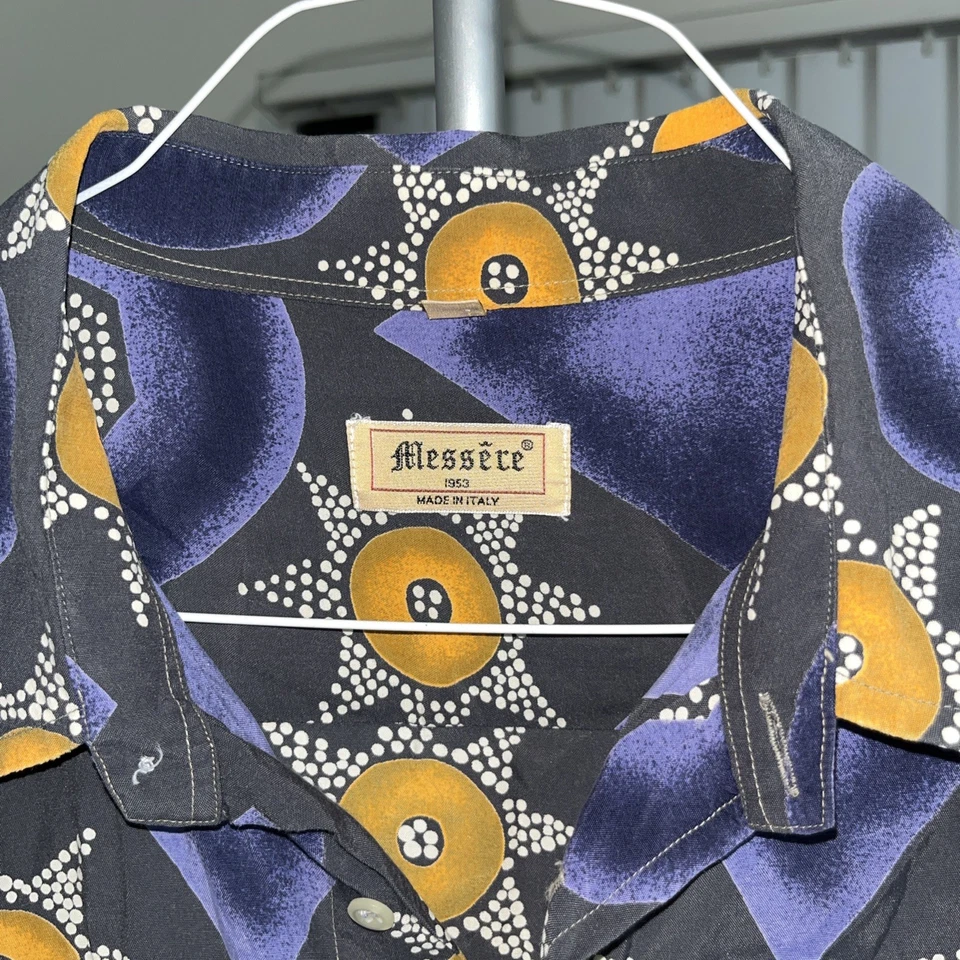 Messere Vintage Shirt 1953 Italy Hard To Find - Image 2 of 4
