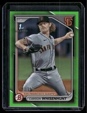 2024 Bowman #BP-96 Carson Whisenhunt Prospects Neon Green #/399